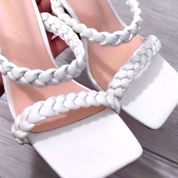 (67-3152) Comeshun Women's Square Heels Sandals Block Sz 39 (8.5) - Picture 9 of 11